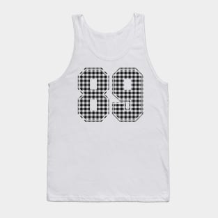 Plaid Number - 89 - Dark Tank Top